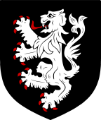 English Family Shield for Edwin (Wales)