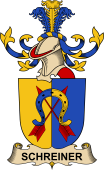 Republic of Austria Coat of Arms for Schreiner