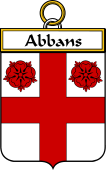 French Coat of Arms Badge for Abbans