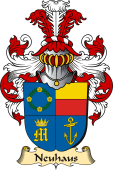 v.23 Coat of Family Arms from Germany for Neuhaus