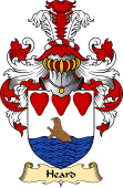 English Coat of Arms (v.23) for the family Heard or Herd