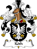 German Wappen Coat of Arms for Köth