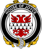 Irish Coat of Arms Badge for the JOYCE family