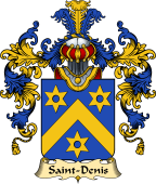 French Family Coat of Arms (v.25) Saint-Denis