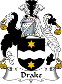 Irish Coat of Arms for Drake