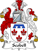 English Coat of Arms for the family Scobell