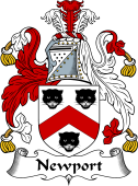 English Coat of Arms for the family Newport