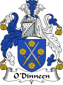 Irish Coat of Arms for O'Dinneen