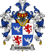 Irish Family Coat of Arms (v.25b) Shearman