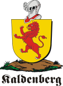 German shield on a mount for Kaldenberg