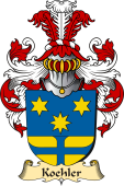 v.23 Coat of Family Arms from Germany for Koehler