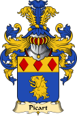 French Family Coat of Arms (v.23) for Picart