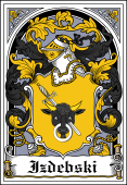 Polish Coat of Arms Bookplate for Izdebski