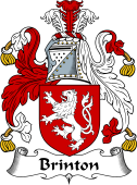 English Coat of Arms for the family Brinton