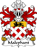 Welsh Coat of Arms for Malephant (of Upton, Pembrokeshire)