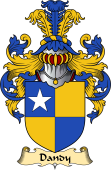English Coat of Arms (v.23) for the family Dandy