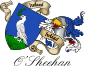 Sept (Clan) Coat of Arms from Ireland for O'Sheehan