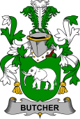 Irish Coat of Arms for Butcher