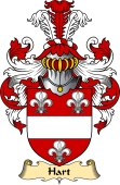 English Coat of Arms (v.23) for the family Hart I