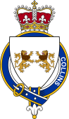 British Garter Coat of Arms for Collins (Cullane-Ireland)