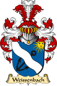 v.23 Coat of Family Arms from Germany for Weissenbach