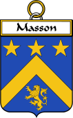 French Coat of Arms Badge for Masson