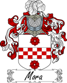 Araldica Italiana Coat of arms used by the Italian family Mora