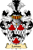 English Coat of Arms (v.23) for the family Lomax