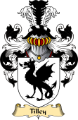 English Coat of Arms (v.23) for the family Tilley