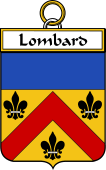 French Coat of Arms Badge for Lombard