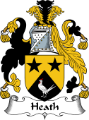 English Coat of Arms for Heath