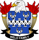 Coat of arms used by the Weld family in the United States of America