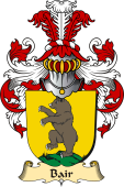 v.23 Coat of Family Arms from Germany for Bair