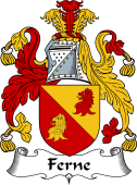 English Coat of Arms for the family Ferne