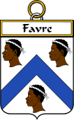 French Coat of Arms Badge for Favre