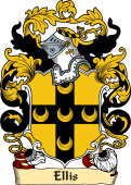 English or Welsh Family Coat of Arms (v.23) for Ellis