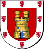 Spanish Family Shield for Castellanos