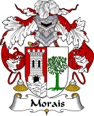 Portuguese Coat of Arms for Morais or Moraes