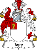 English Coat of Arms for the family Topp