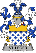 Irish Coat of Arms for St.Leger