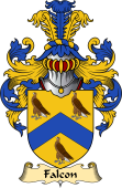 English Coat of Arms (v.23) for the family Falcon