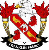 Coat of arms used by the Franklin family in the United States of America