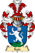 v.23 Coat of Family Arms from Germany for Katz