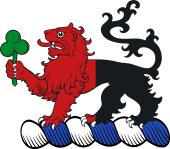 Family crest from Ireland for Slator (Meath)