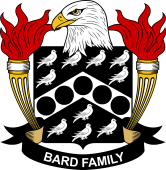 Coat of arms used by the Bard family in the United States of America