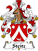 German Wappen Coat of Arms for Steitz