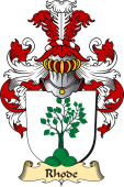 v.23 Coat of Family Arms from Germany for Rhode