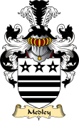 English Coat of Arms (v.23) for the family Medley
