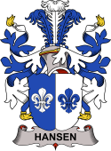 Coat of arms used by the Danish family Hansen
