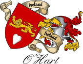 Sept (Clan) Coat of Arms from Ireland for O'Hart